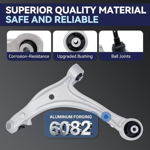 Front Suspension Kit Lower Control Arm w/Ball Joint Compatible with 2005-2010 Honda Odyssey in Saudi Arabia