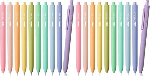 Mr. Pen- Retractable Gel Pens, 10 Pack, Colorful Ink Gel Pens, Pastel Barrels, Gel Pens Fine Point 0.5mm, Retractable Pens, Cute Pens, Gel Ink Pens, Aesthetic Pens for Journaling Fine Tip Pens in Saudi Arabia