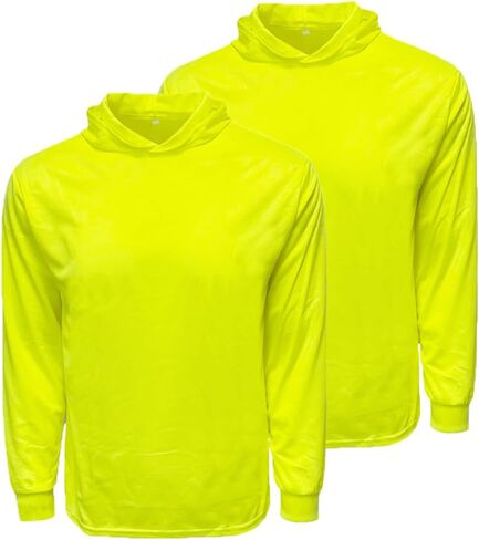 سترة URBANJ ذات رؤية عالية للحماية من الشمس وخفيفة الوزن وأكمام طويلة بعامل حماية من أشعة الشمس 50+، ملابس نشطة سريعة الجفاف in Kuwait