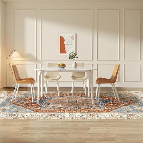 8x10 Washable Area Rugs - Stain & Water Resistant,Non-Slip,Pet & Child Friendly,Area Rugs Living Room,Perfect for Living Room, Bedroom,Kids Room, Nursery in Kuwait