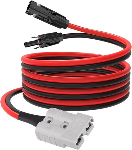 Solar to Anderson 50amp Connector, 10AWG Solar Panel Connector to Anderson SB50 Cable for Solar Panel Forklift RV Boat(5FT) in Saudi Arabia