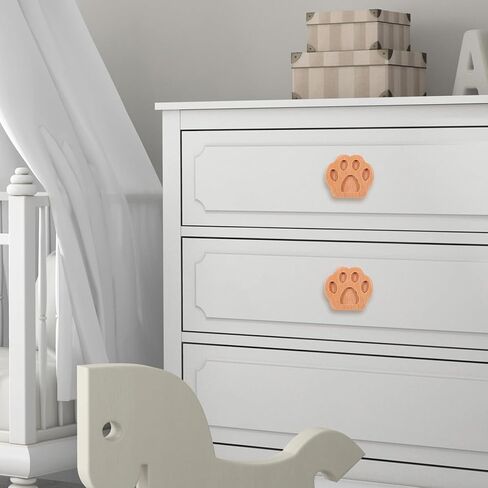 Solid Beech Wood Animal Cabinet Door Knobs Decorative Drawer Pulls with Screws for Nursery Room Furniture in Kuwait