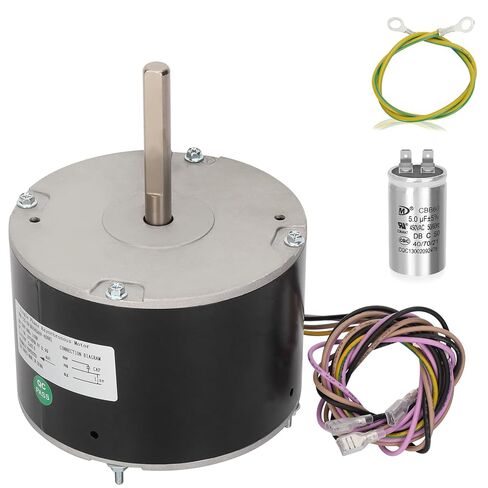 استبدال محرك مروحة المكثف B13400251 ، Goodman B13400251 ، GE 5KCP39BGY926S ، Genteq 3S012 ، K55HXJPM-9251 استبدال محرك مروحة المكثف ، 1/6 HP ، 1075 RPM ، 208-3330 فولت. in Kuwait