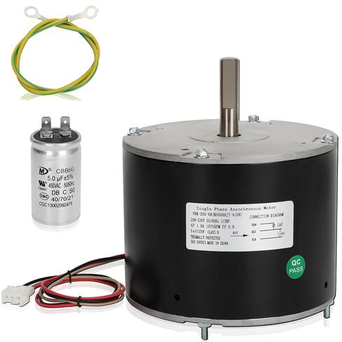 استبدال محرك مروحة المكثف B13400251 ، Goodman B13400251 ، GE 5KCP39BGY926S ، Genteq 3S012 ، K55HXJPM-9251 استبدال محرك مروحة المكثف ، 1/6 HP ، 1075 RPM ، 208-3330 فولت. in Kuwait