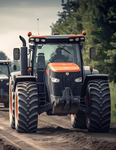 مرآة الرؤية الخلفية للجرارات العالمية، متوافقة مع الجرارات الأمامية والحفارة والجرارات الزراعية - تناسب جون ديري، كيس IH، أجكو، نيو هولاند، ماسي فيرجسون، متعددة الاستخدامات - مرآة قابلة للتعديل مقاس 7.9 بوصة × 13 بوصة in Kuwait