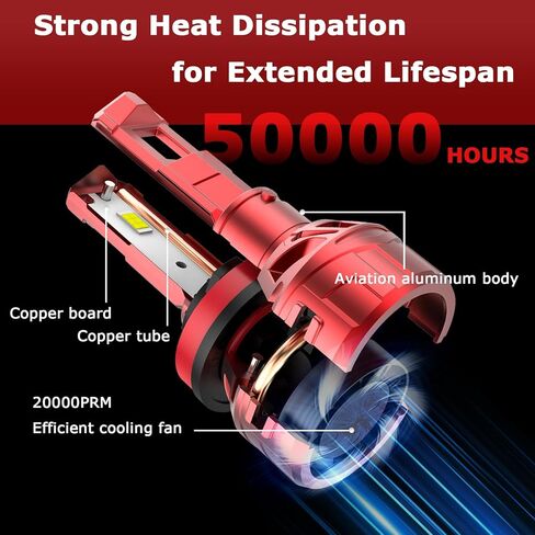 9006XS HB4A Bulbs for Freightliner M2 100 106 112 Columbia Coronado Century 6500K White High Brightness 9006 Fog Light Replacement HB4 Halogen Bulbs Plug and Play in Saudi Arabia