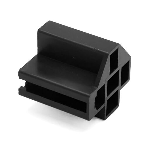 Unifizz 10Pcs 6.3mm 5 Pin Power Relay Socket Connector with 50 Terminals for Car, Truck, Boat, Manual Operation, Normally Open, Silver Contact, 12V DC, 10A, 24V DC Max Switching, Black, Gold in Saudi Arabia