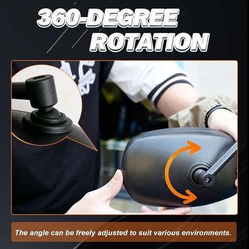 وصلات مرايا السحب بمشبك عالمي للقطر، رؤية خلفية قابلة للتعديل مقاومة للمطر للشاحنات والمقطورات، سهلة التركيب لشاحنة السيارة RV SUV، عبوتان in Kuwait