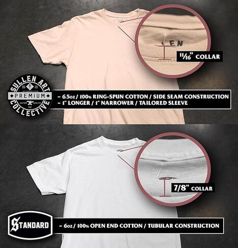 Sullen Men's See No Evil Cherubs Capsule Tattoo Lifestyle Graphic Premium Cotton Short Sleeve Tee in Saudi Arabia