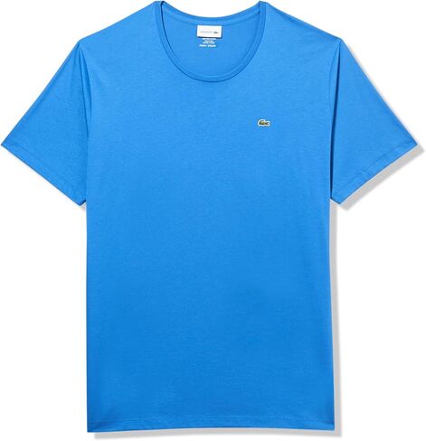 Lacoste Men's Tall Fit V-Neck Short Sleeve Regular Fit Pima Cotton T-Shirt in Saudi Arabia
