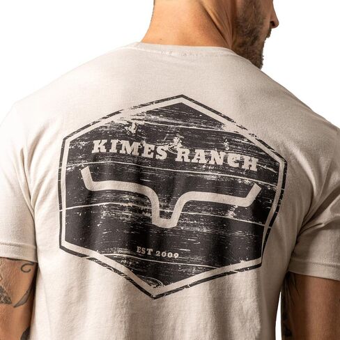 Kimes Ranch Men's Wooden Hex Sand Tee Shirt in Saudi Arabia