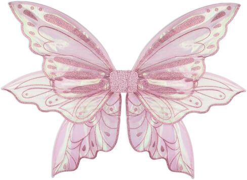 ALIBBON Large Fairy Wings for Adult Women 35"x25" Renaissance Fairy Costume Cosplay Accessories for Easter Halloween Party in Saudi Arabia