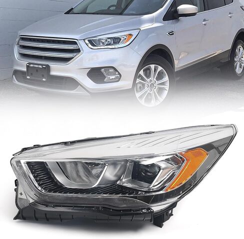 Halogen Headlight for Ford Escape 2017-2019 w/LED DRL Left Driver Side LH GJ5Z-13008-T FO2502351 in Kuwait