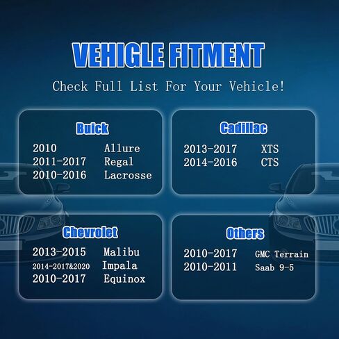 2PCS 513288 Front/Rear Wheel Bearing Hub Assembly 5 Lugs w/ABS Compatible with Chevy Impala Malibu Equinox GMC Terrain Buick Allure Lacrosse Regal Cadillac XTS CTS Saab 9-5 in Kuwait