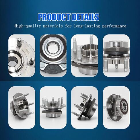 2PCS 513288 Front/Rear Wheel Bearing Hub Assembly 5 Lugs w/ABS Compatible with Chevy Impala Malibu Equinox GMC Terrain Buick Allure Lacrosse Regal Cadillac XTS CTS Saab 9-5 in Kuwait