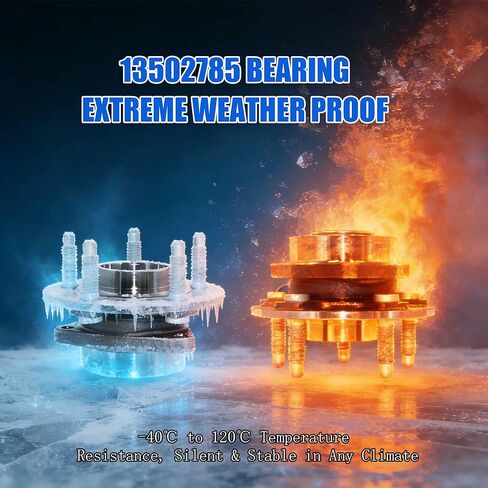 2PCS 513288 Front/Rear Wheel Bearing Hub Assembly 5 Lugs w/ABS Compatible with Chevy Impala Malibu Equinox GMC Terrain Buick Allure Lacrosse Regal Cadillac XTS CTS Saab 9-5 in Kuwait