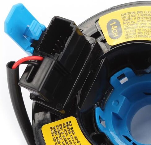 موصل كهربائي لعجلة القيادة (بدون مستشعر زاوية) 93490-A4110 Ftis 1 Plug لهوندا هيونداي إلنترا 2015-2016، لكيا فورتي 2014-2017 /ريو 1.6L 2015-2017 /روندو 2.0L 2014-2016 in Kuwait