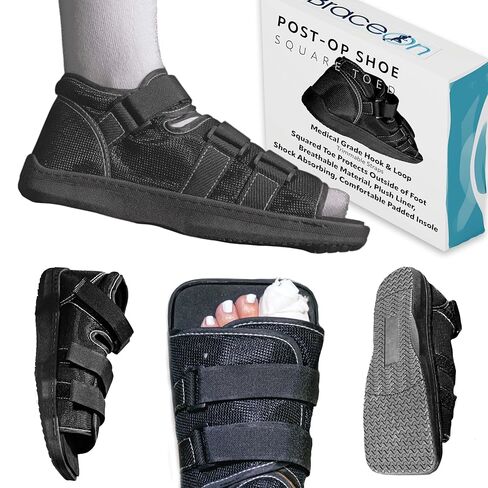 Brace On Post Op Shoe - أحذية العظام للنساء والرجال ، حذاء المشي ، دعم الكاحل للرجال والنساء ، دعامة التهاب اللفافة الأخمصية ، الحذاء الطبي للإصابة (الرجال ، X -large ، حجم الأحذية 12.5 وما فوق) in Saudi Arabia