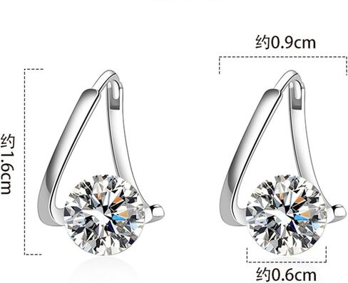 Halolux Lymphatic Germanium Earrings for Women, 2 Pairs Dainty CZ Zircon Acupressure Earrings for Lymphvity Drainage Support Hypoallergenic Ear Jewelry Gift in Saudi Arabia