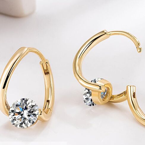 Halolux Lymphatic Germanium Earrings for Women, 2 Pairs Dainty CZ Zircon Acupressure Earrings for Lymphvity Drainage Support Hypoallergenic Ear Jewelry Gift in Saudi Arabia