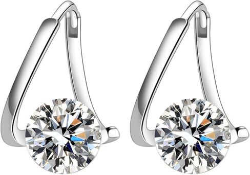 Halolux Lymphatic Germanium Earrings for Women, 2 Pairs Dainty CZ Zircon Acupressure Earrings for Lymphvity Drainage Support Hypoallergenic Ear Jewelry Gift in Saudi Arabia