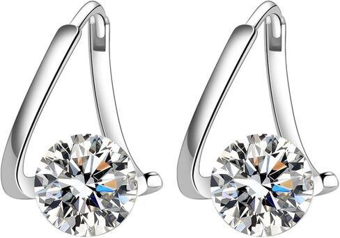 Halolux Lymphatic Germanium Earrings for Women, 2 Pairs Dainty CZ Zircon Acupressure Earrings for Lymphvity Drainage Support Hypoallergenic Ear Jewelry Gift in Saudi Arabia