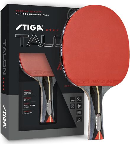 STIGA Summit Ping Pong Paddle - 5-Ply Ultra-Light Blade - 2mm Tournament-Approved Sponge - Flared Handle for Enhanced Control in Kuwait