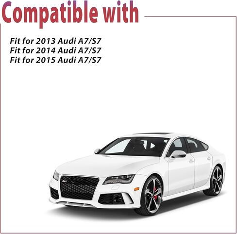 Front Grill Grille Compatible with 2013 2014 2015 Audi A7 S7 Upper Bumper RS7 Style Front Honeycomb Mesh in Saudi Arabia