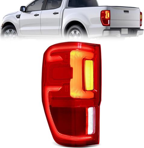 ELH Tail Light Assembly Compatible With 2019-2023 Ford Ranger Halogen Type W/O Blind Spot Rear Brake LampTail Light Left Side in Kuwait