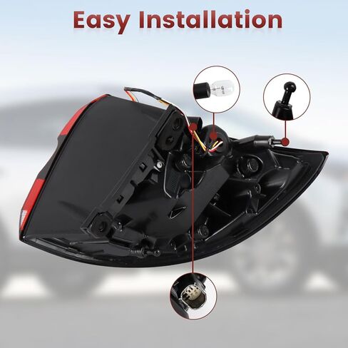 Tail lights Assembly Compatible with 2021-2024 Chrysler Pacifica OE Style Left Rear Light Taillights Replacement for CH2804122 68424931AB in Saudi Arabia