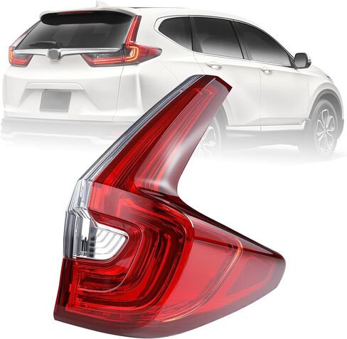 Tail Light Assembly Compatible With 2017 2018 2019 Honda CR-V LED Outer Rear Tail Lamp 33500TLAA01 HO2805113 (Passanger Side (Right)) in Saudi Arabia