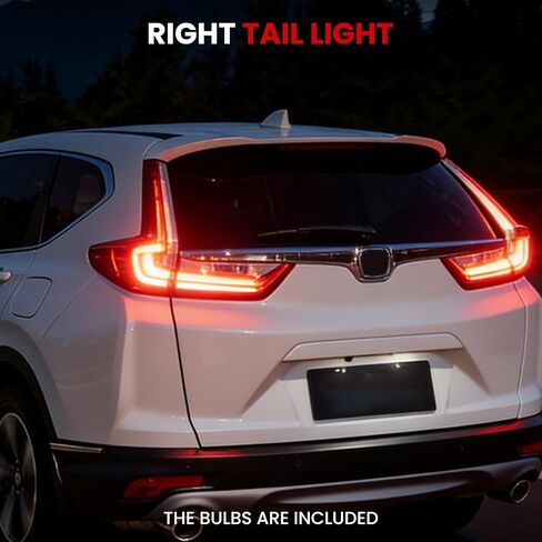 Tail Light Assembly Compatible With 2017 2018 2019 Honda CR-V LED Outer Rear Tail Lamp 33500TLAA01 HO2805113 (Passanger Side (Right)) in Saudi Arabia
