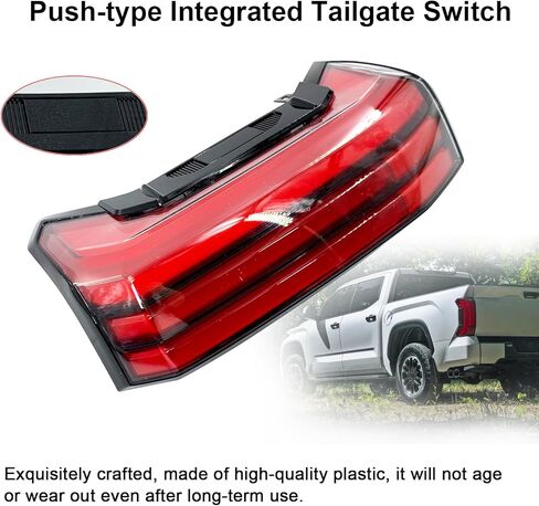 81560-0C200 New Upgrade Left LED Tail Light Rear Lamp Assembly 5 Pins Sequential Pattern Compatible with 2022 2023 2024 2025 Toyota Tundra Replace 81560-0C200 in Kuwait