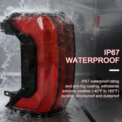 81560-0C200 New Upgrade Left LED Tail Light Rear Lamp Assembly 5 Pins Sequential Pattern Compatible with 2022 2023 2024 2025 Toyota Tundra Replace 81560-0C200 in Kuwait