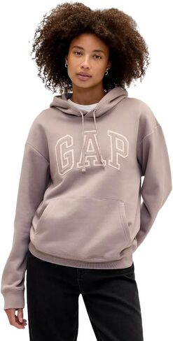 GAP Women's Logo Hoodie Hooded Pull-on Sweatshirt in Saudi Arabia