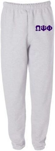 Omega Psi Phi Greek Lettered Thigh Sweatpants in Kuwait