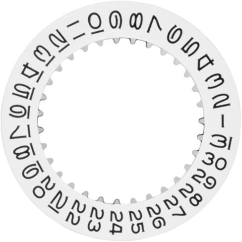 Ewatchparts Date Disc Compatible With Rolex 3135 3175 3185 Open 6 & 9 16700,16710,16713,16718 16570 White in Saudi Arabia