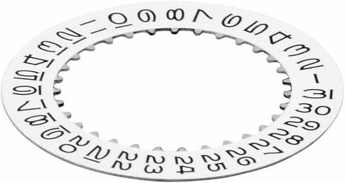 Ewatchparts Date Disc Compatible With Rolex 3135 3175 3185 Open 6 & 9 16700,16710,16713,16718 16570 White in Saudi Arabia