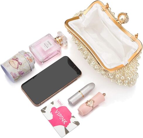 Evening Bag,Veyiina Nero Women's Clutches & Evening Handbags Pearl Bags for Wedding Party Date Clutch Purse,Women's Shoulder Handbags in Saudi Arabia