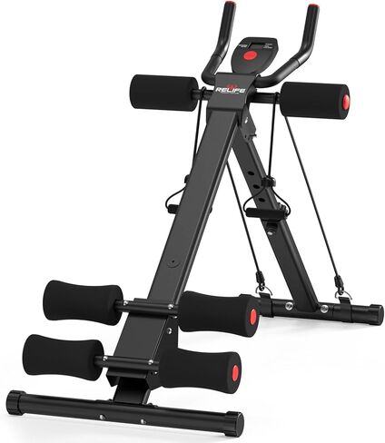 إعادة بناء حياتك AB آلة تجريب مدرب البطن قابلة للطي Ab Cruncher معدات تدريب القوة للمنزل الصالة الرياضية 440 رطل in Kuwait