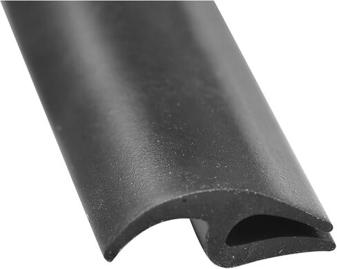 Universal Car Front Windshield Plate Sealing Strip Sunroof Weatherstrip Rubber 2M Black H-shaped Auto Seal Accessories in Kuwait