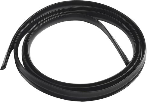 Universal Car Front Windshield Plate Sealing Strip Sunroof Weatherstrip Rubber 2M Black H-shaped Auto Seal Accessories in Kuwait