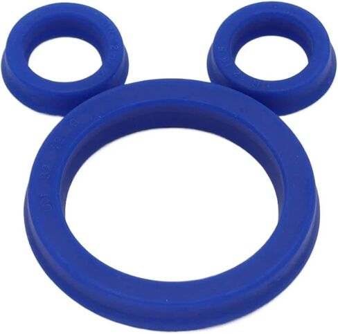 UN 32 33 35 35.5 * 38 40 41 42 43 45 46 47 48 50 50.5 * 5 5.5 6 7 8 10 12 PU عمود الكباس قضيب U / Y حلقة الشفاه طوقا مانع تسرب الزيت الهيدروليكي (10 قطع UN35x43x6) in Saudi Arabia