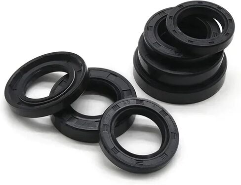 ID25/26/27/28mm TC NBR Oil Seals OD 32~56mm THK4/5/6/7/8/10/12mm Nitrile Rubber Double Lip Oil Rotating Shaft Gasket(2 pieces,25x62x10mm) in Kuwait