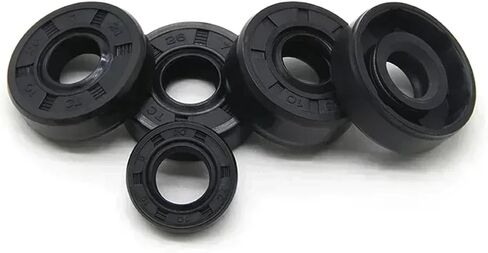 ID 10mm TC NBR Skeleton Oil Seal OD 16mm ~ 30mm 5/6/7/8/10mm Nitrile Rubber Double Lip Oil Rotating Shaft Gaskets(2 pieces,10x25x7mm) in Kuwait