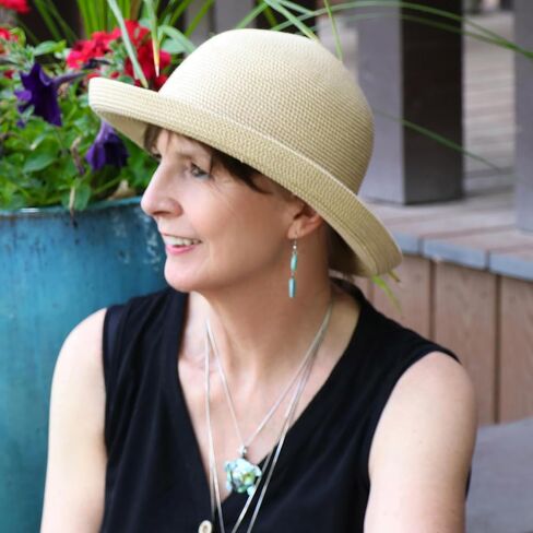 Hats Scarves & More Sun Hat for Petite Women with Small Heads 50+ UPF Adjustable Small Brim Packable Sausalito in Saudi Arabia