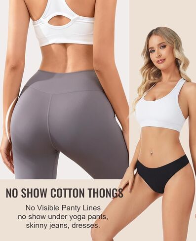 سراويل داخلية قطنية للنساء من Sunm Boutique، ملابس داخلية نسائية مثيرة منخفضة الارتفاع، سراويل داخلية قطنية مضلعة لا تظهر للسيدات in Kuwait