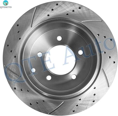 مجموعة PM Auto مكونة من 6 دوارات قرص فرامل مشقوقة خلفية 262 مم - خلفي D1037 7940 طقم وسادة فرامل سيراميك بديلة لـ 2011-2014 Chrysler 200 in Saudi Arabia