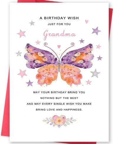 Christian Birthday Card for Mom, Religious Floral Birthday Greeting Card with Bible Verse (Philemon 1:7 NLT), Faith-Based Mom Birthday Card from Daughter or Son, Includes Envelope in Saudi Arabia