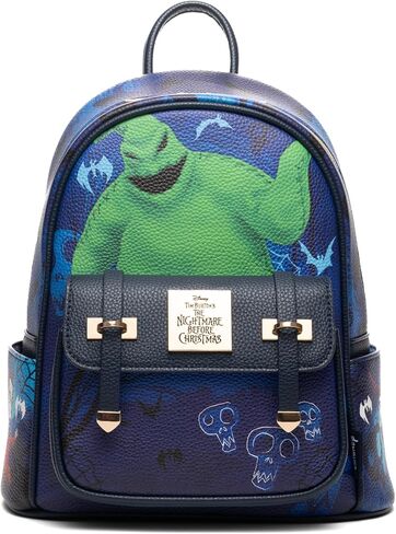 Disney The Nightmare Before Christmas Oogie Boogie Beware! I Don't Play Fair 11" Vegan Leather Mini Daypack in Saudi Arabia